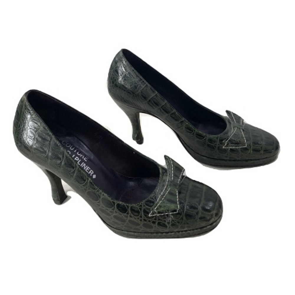 Donald J. Pliner Moc-Croc Pumps, Size 6